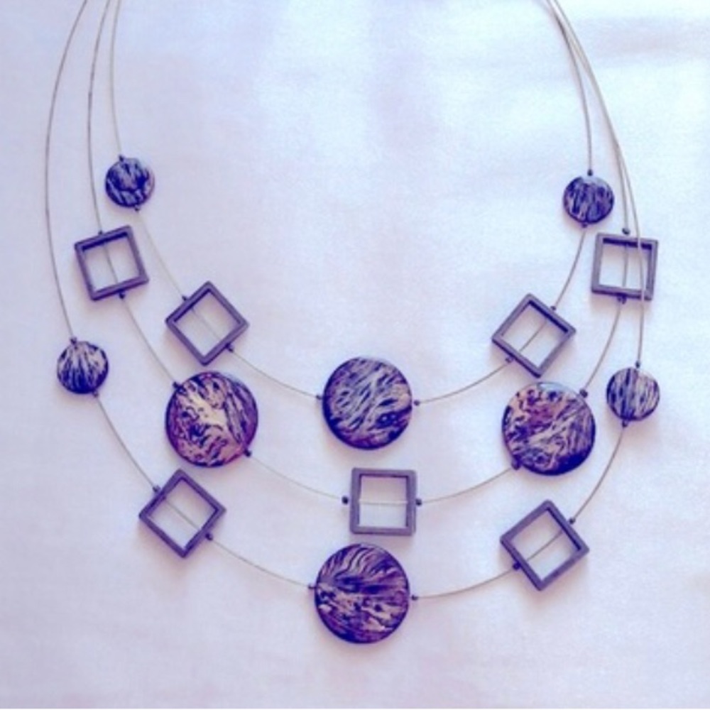 NWT Necklace. Unique Copper tone Metal and beads.